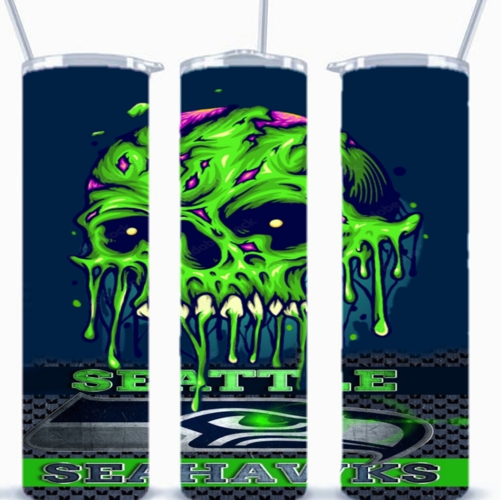 Sea Hawks tumbler